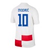 Officiële Voetbalshirt + Korte Broek Kroatië Modrić 10 Thuis EK 2024 - Kids